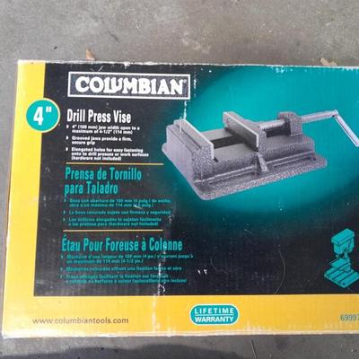 Milwaukee Corded drill with drill press vise