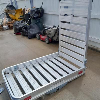 Aluminum mobility scooter Hitch carrier with ramp