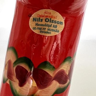 Nils Olsson Swedish Dala Horse Hand Crafted Painted Wood Sweden