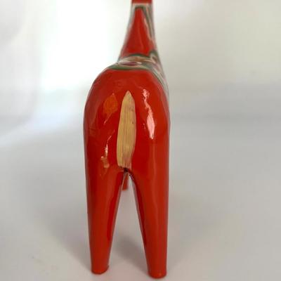 Nils Olsson Swedish Dala Horse Hand Crafted Painted Wood Sweden