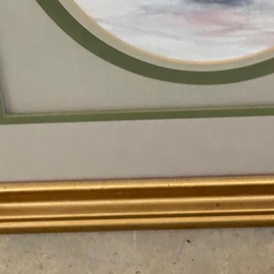 Framed and Matted Watercolor