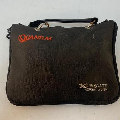 Quantum Xtralite Tackle System Soft Sided Carrier with Rubber Lures Soft Worms