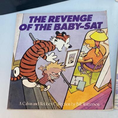 Lot of 5 Retro Mid 1990s Calvin & Hobbes Comic Strip Books