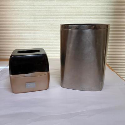 1406 CROSILL Tissue Cover and Cannon Wastebasket