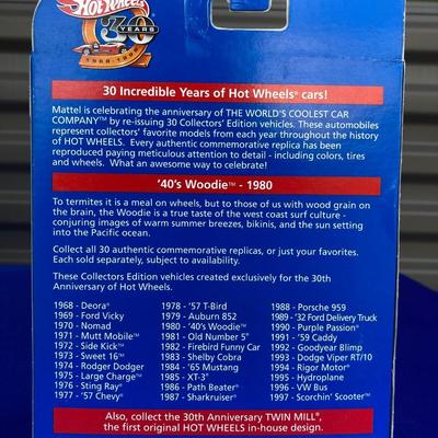 1980 REPLICA FOR 30th Anniversary Hot Wheels Car