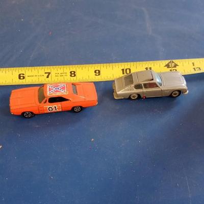 LOT 144 JAMES BOND AND DUKES OF HAZARD TOY CARS