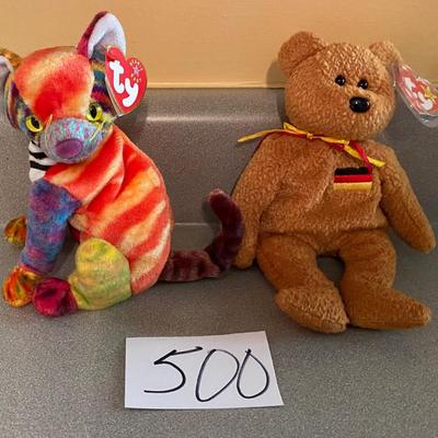 Ty Bear and Cat