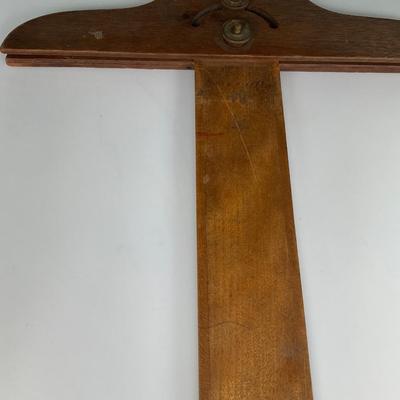 Antique 24â€ T- Square Wood