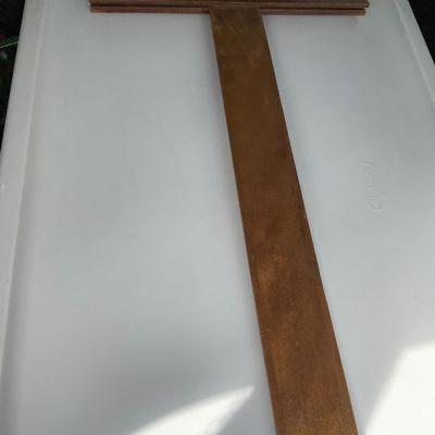 Antique 24â€ T- Square Wood