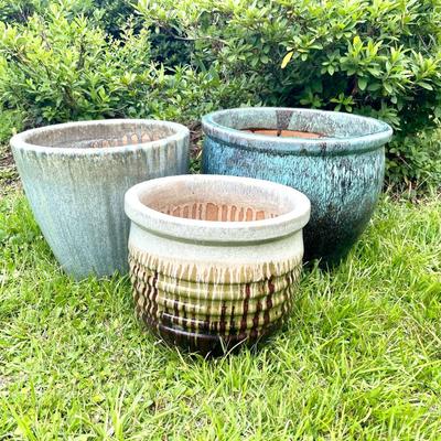 Summertime Ceramic Planters