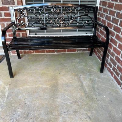 Outdoor Metal Bench