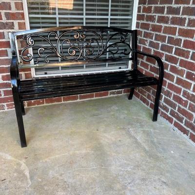 Outdoor Metal Bench