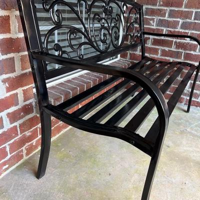 Outdoor Metal Bench
