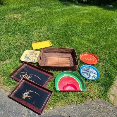 Vintage Tray Lot