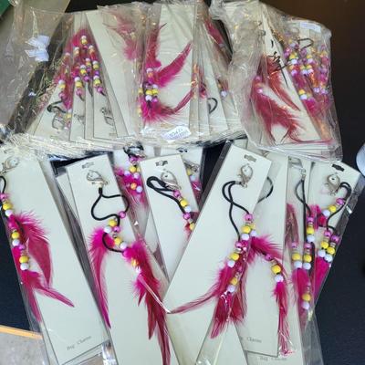 Back to the 80's! Feather Clips Lot
