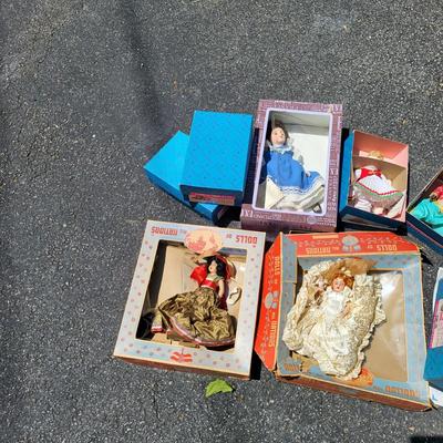 Vintage Lot of Dolls
