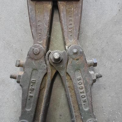 Pipe cutters, and a pair of Bolt Cutters