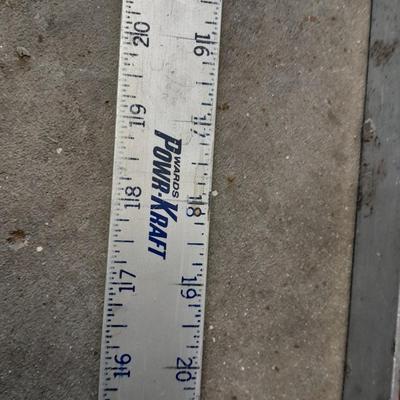 Hammer, Level, tape measure, and other tools