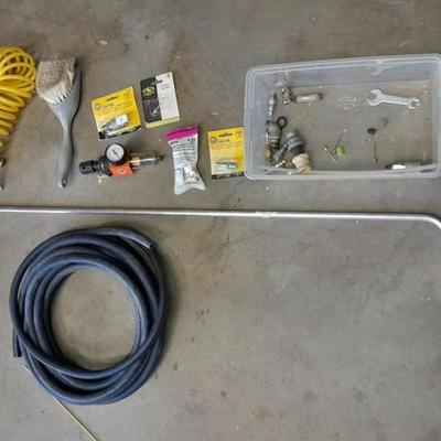 Air compressor hoses, attachments, and other pneumatic items