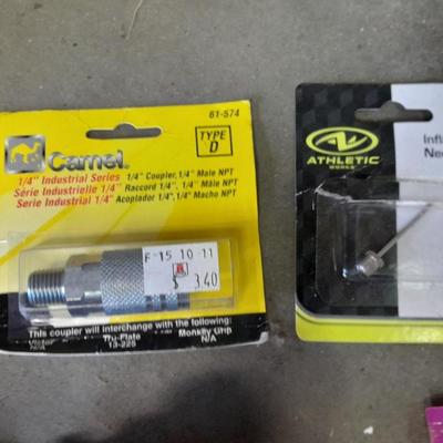 Air compressor hoses, attachments, and other pneumatic items