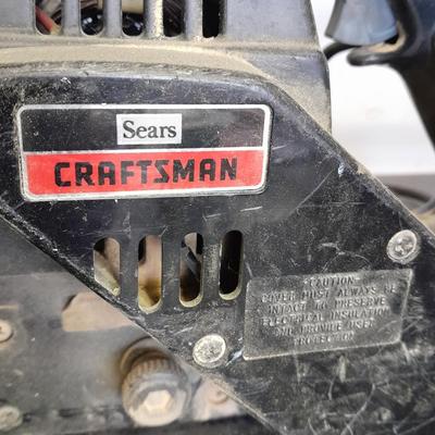 Craftsman 3-inch belt sander, and 1/2 in hammer drill