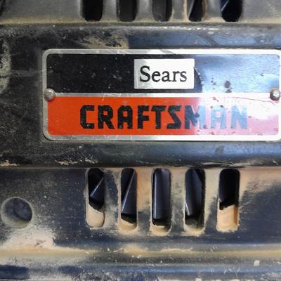 Craftsman 3-inch belt sander, and 1/2 in hammer drill