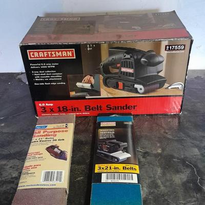 Used Craftsman 3 x 18 inch belt sander