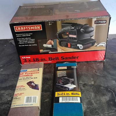 Used Craftsman 3 x 18 inch belt sander
