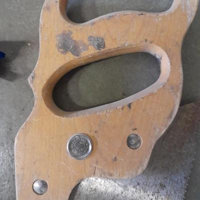 Aluminum bar Clamps, hand saw, level and metal T