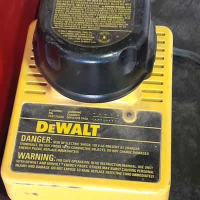 Dewalt 12-volt battery pack with charger and another Dewalt battery