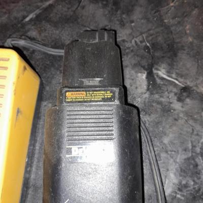 Dewalt 12-volt battery pack with charger and another Dewalt battery
