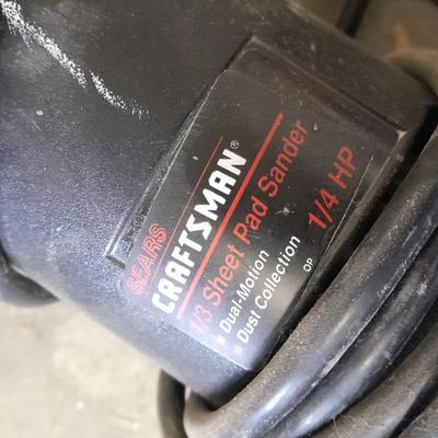 Craftsman 1/3 Sheet sander with respirator