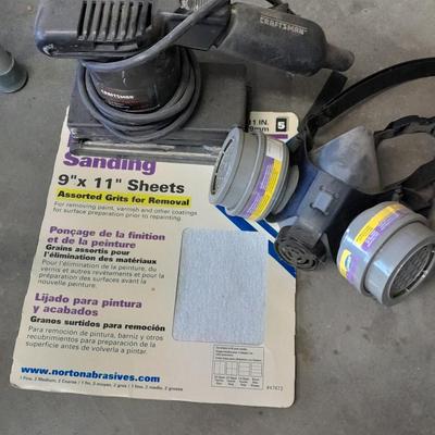 Craftsman 1/3 Sheet sander with respirator