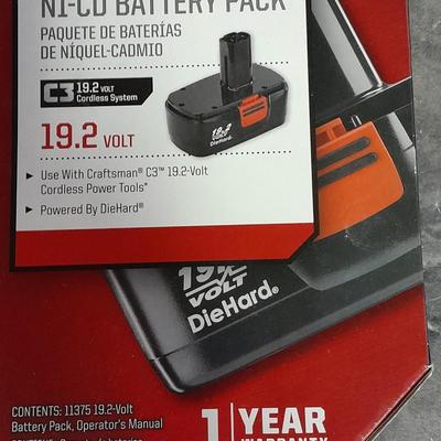 Craftsman 19,2 volt battery pack with Craftsman 3/8 in Drill 19.2 volts