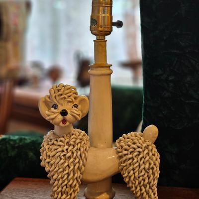 1950s Italian Poodle Doggy Lamp