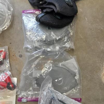 Safety gear, hard hat, masks, safety glasses, ear plugs, and more
