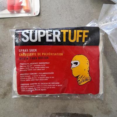 Safety gear, hard hat, masks, safety glasses, ear plugs, and more