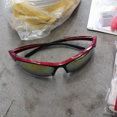 Safety gear, hard hat, masks, safety glasses, ear plugs, and more