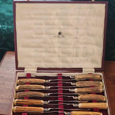 Set of 12 Asprey London Stainless Steel Knives