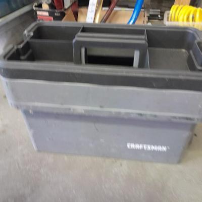Multi-level Craftsman toolbox with Remington Ramset