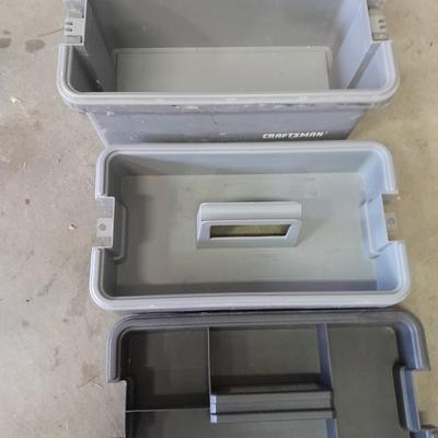 Multi-level Craftsman toolbox with Remington Ramset