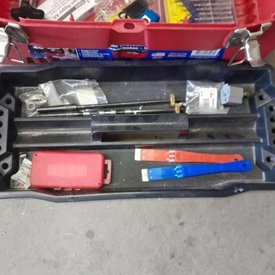 Pro Tough toolbox with assortment of tools