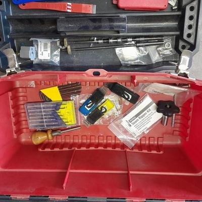 Pro Tough toolbox with assortment of tools