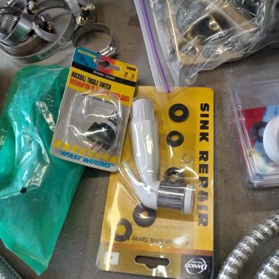 Assortment of household plumbing needs