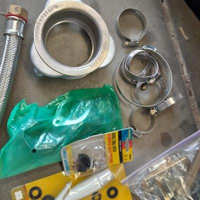 Assortment of household plumbing needs