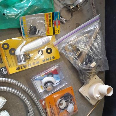Assortment of household plumbing needs