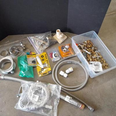 Assortment of household plumbing needs