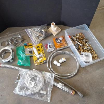 Assortment of household plumbing needs