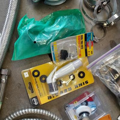 Assortment of household plumbing needs