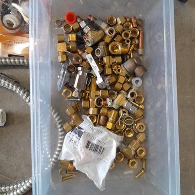 Assortment of household plumbing needs